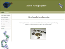 Tablet Screenshot of micropolymers.net